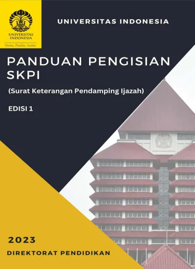 Pdf Panduan Pengisian Surat Keterangan Pendamping Ijazah