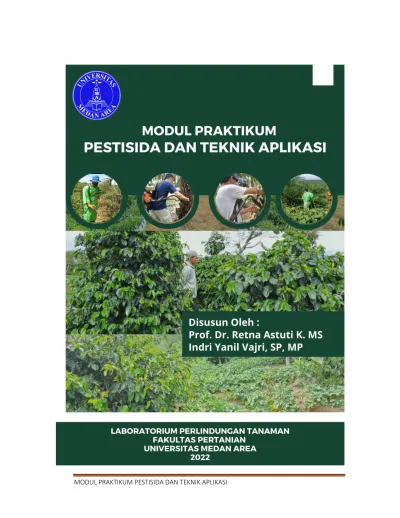 Modul Praktikum Pestisida Dan Teknik Aplikasi