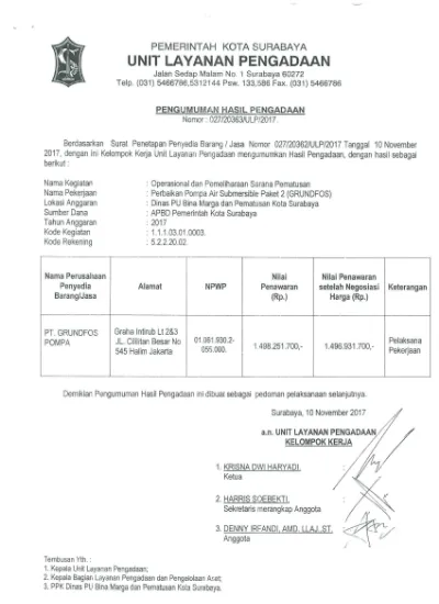 Top PDF TUGAS AKHIR Perencanaan Pompa Submersible Perencanaan Pompa