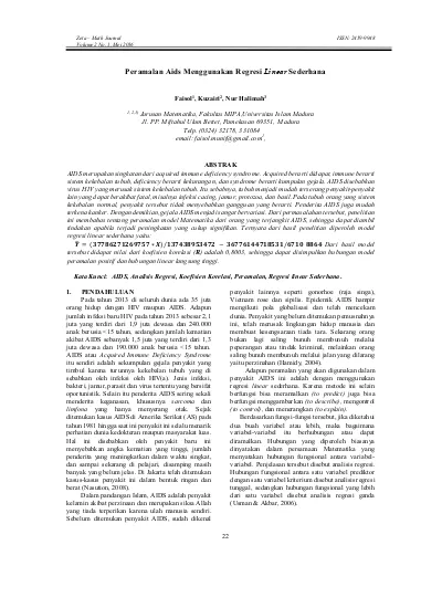 Top PDF Uji Regresi Linear Sederhana Menggunakan Program SPSS 17