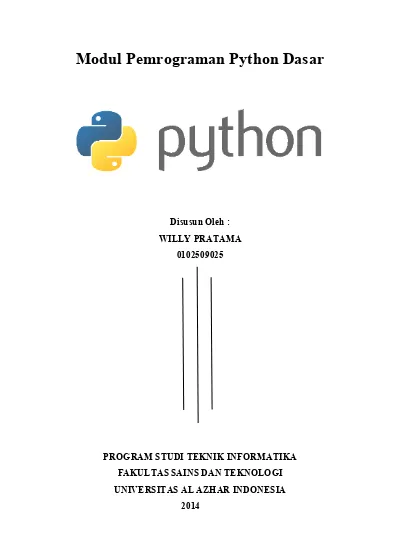 Modul Pemrograman Python Dasar