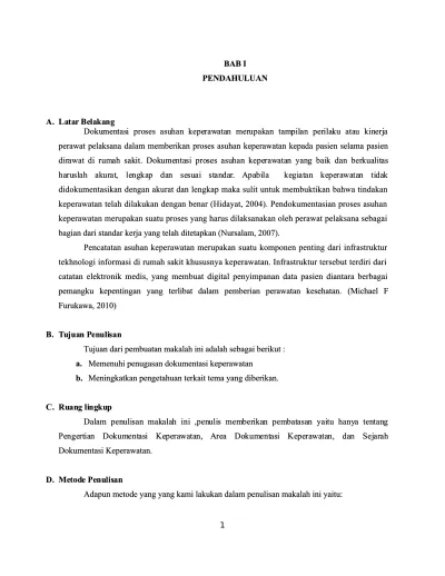 Pengertian Area Dokumentasi Dan Sejarah Dokumentasi Keperawatan