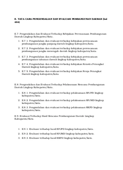 E Tata Cara Pengendalian Dan Evaluasi P