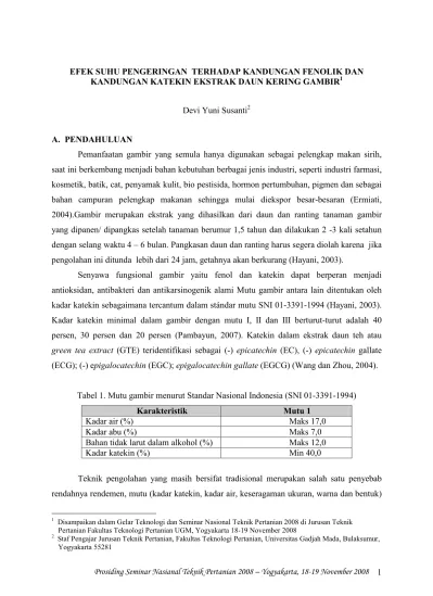 Top Pdf Kandungan Komponen Senyawa Katekin Dalam Daun Teh Dok