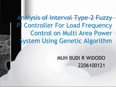 Analysis Of Interval Type Fuzzy Pi Controller For Load Frequency