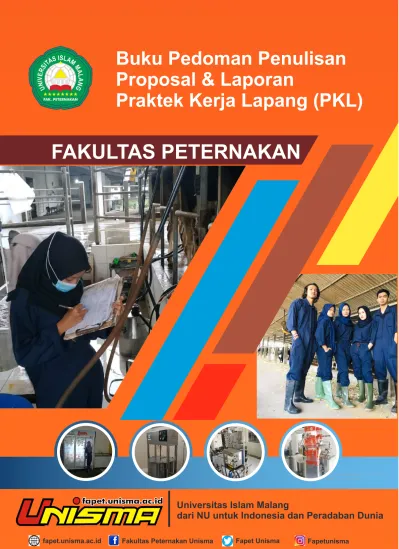 FAKULTAS PETERNAKAN Buku Pedoman Penulisan Proposal Laporan Praktek