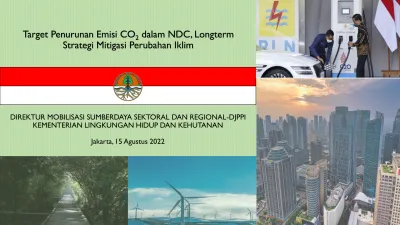 Target Penurunan Emisi Co Dalam Ndc Longterm Strategi Mitigasi