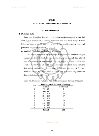 BAB IV HASIL PENELITIAN DAN PEMBAHASAN