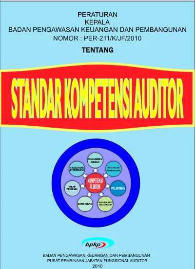 Perka BPKP No 211 Th 2010 Standar Kompetensi Auditor