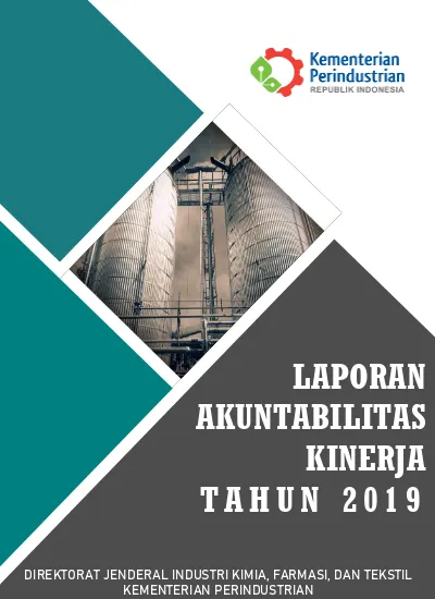 LAPORAN AKUNTABILITAS KINERJA T A H U N DIREKTORAT JENDERAL INDUSTRI