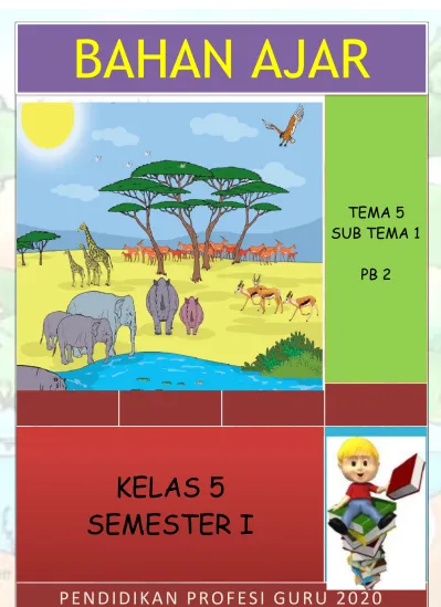 BAHAN AJAR KELAS 5 SEMESTER I TEMA 5 SUB TEMA 1 PB 2