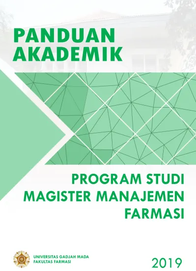 Program Studi Magister Manajemen Farmasi Universitas Gadjah Mada