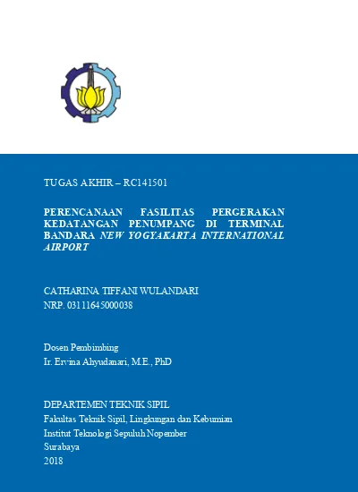 Perencanaan Fasilitas Pergerakan Kedatangan Penumpang Di Terminal