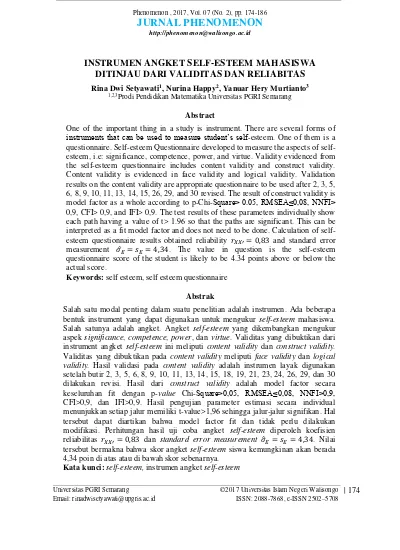 Top PDF Rangkuman Uji Validitas Instrumen Angket Manajemen 123dok