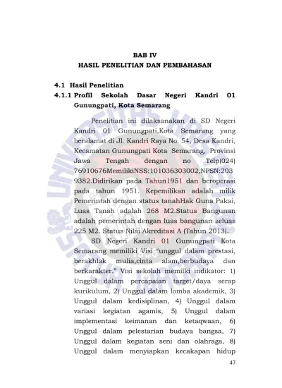 Bab Iv Hasil Penelitian Dan Pembahasan Hasil Penelitian Profil