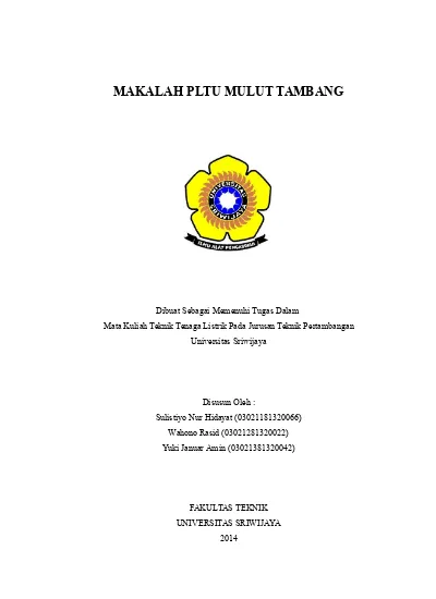 Makalah PLTU Mulut Tambang Docx