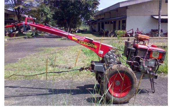 Uji Kinerja Tarik Traktor Tangan Dengan Bahan Bakar Minyak Nyamplung Murni