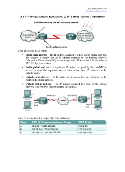 CCNA NAT And PAT Explanation