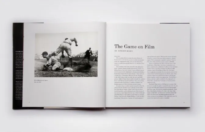 Figure 8. A photo-book example. Here, the photograph and the text are placed separately  on opposing pages