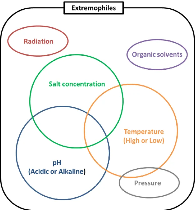 Fig. 1-1 Extremophiles 