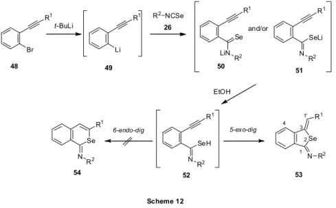 Table 4. 1-Imino-3-methylidenebenzo[c]selenophenes (53) 