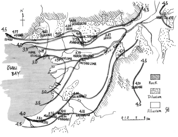 Fig.  4  Geological  map  aroumd  Osaka  Bay. 