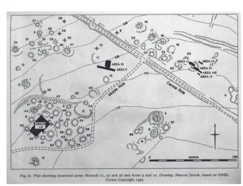 Fig. 5  イングルビー遺跡の 4 つに分かれた平面図