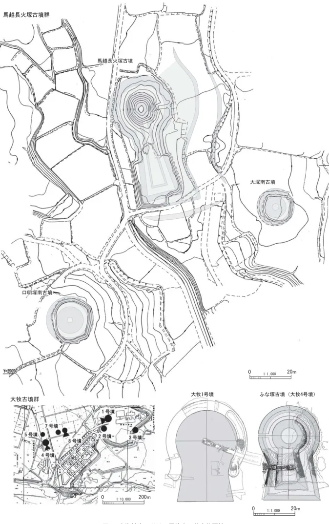 図 7 東海地方における最終末の前方後円墳
