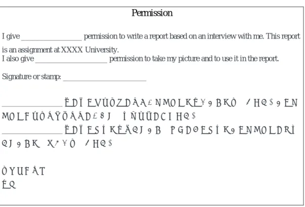 Figure 2. Participant Permission 