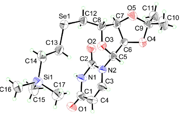 Figure 4  化合物 6 の ORTEP 図 