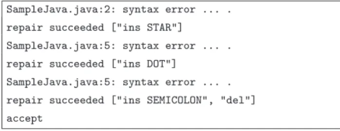 図 9 Corchuelo らの手法による出力例 Fig. 9 The output of Corchuelo’s method.