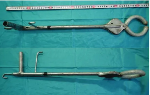 Fig . 1.      A restraining tong for the fox  㻌