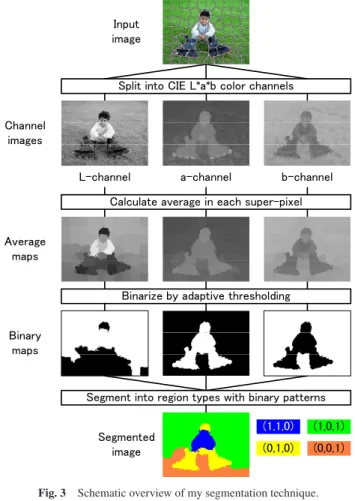 Fig. 3 Schematic overview of my segmentation technique.