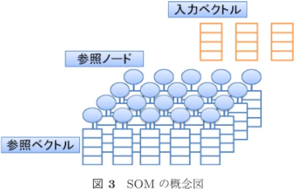 図 3 SOM の概念図