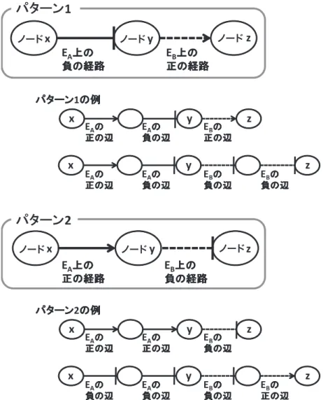 Fig. 3 Scheme of cell diﬀerentiation crosstalk with graph theory.