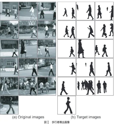図 3 コンクリートクラック検出画像 Fig. 3 Concrete cracks detection images.