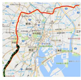 表 3 評価用路線データと F 尺度