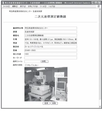 図 7 TKF Web サイトの検索フォーム Fig. 7 Search form in TKF website.