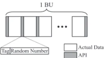 図 10 1 BU への複数 API 挿入 Fig. 10 Plural APIs insertion in a BU.