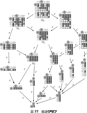 図 10 縮退グラフ Fig. 10 A degeneration graph.
