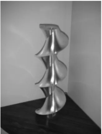 Fig. 14 Reproduced metallic mathematical model.