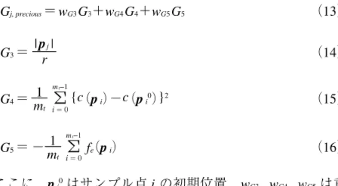 Table 1 Mean distance between centers of gravity of sections and extracted medial axis