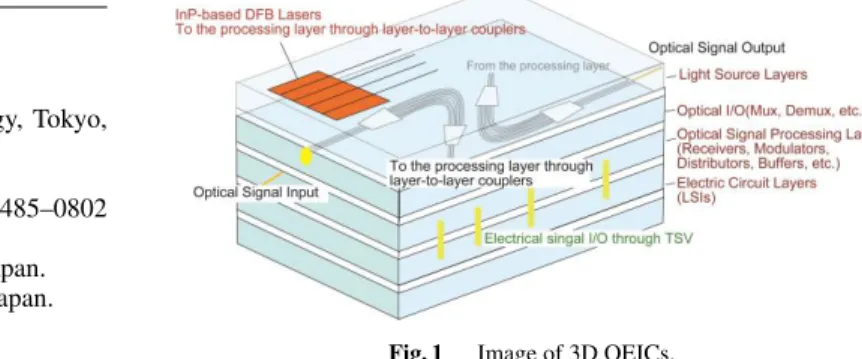 Fig. 1 Image of 3D OEICs.