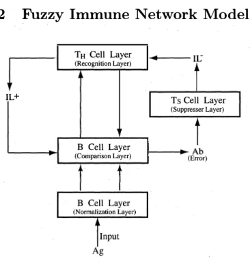 Figure 1:  The Model of Fuzzy Immune Network  In  our  previous  binary  model,  we  restrict  our  discus­