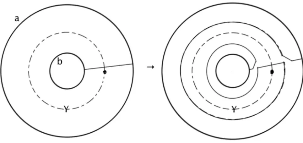 Fig. 8.2. The push map as Dehn twits.