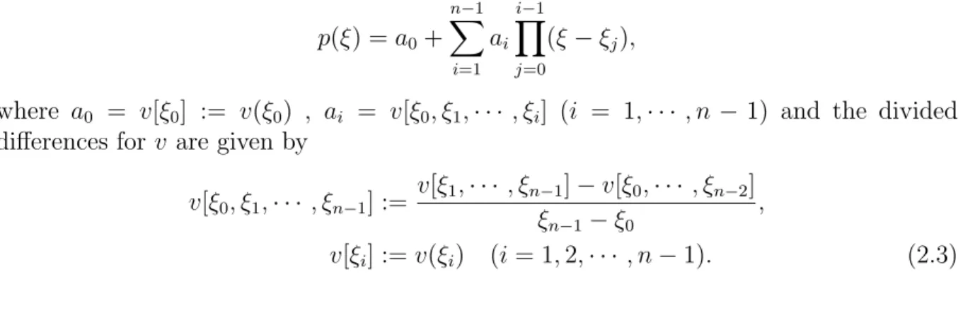 Figure 2.1: A one-dimensional grid with the interface α between grid points x j and x j+1 .