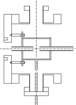 図 3.2.4 衝突セル及び , 衝突チェンバーの概略図 ( 横 )