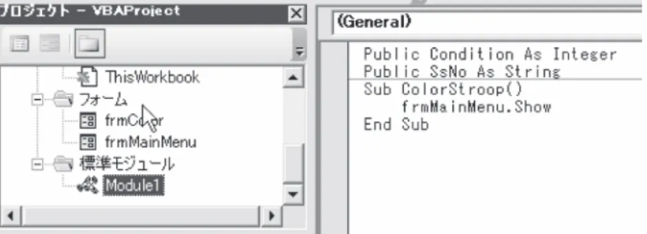 図 3 .12　Public変数の宣言