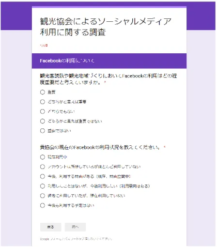 図   3-1 Web アンケートの利用画面 