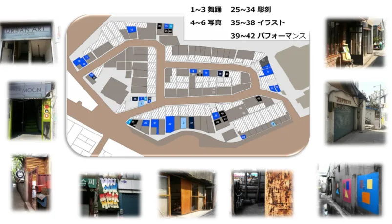 図 4-3  「文来芸術村」の景観 